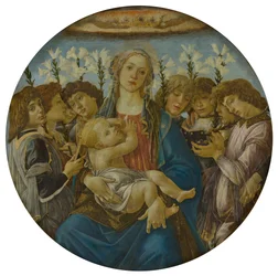 Maria med barnet och sjungande änglar (Raczyńskis tondo)