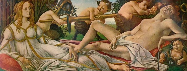 Mars och Venus, c1485, 1911