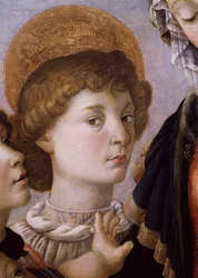 Johannes från Jungfrun och barnet (tempera på trä)