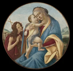 Jungfru Maria med barnet och den unge Johannes Döparen