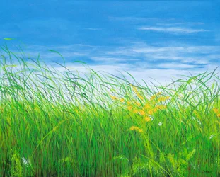 Dancing in the Breeze, 2019 (akryl på duk)