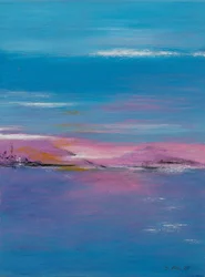 Pink Reflections, 2019 (akryl på duk)
