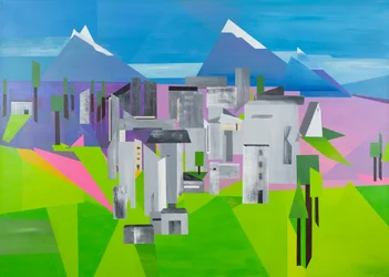 Summer in the City, 2020 (akryl på duk)