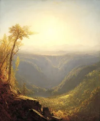 En ravin i bergen, Kauterskill Clove, 1862