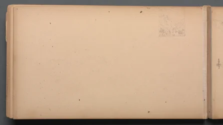Skissbok, sida 17: Dixville Notch, Maine, 1859.