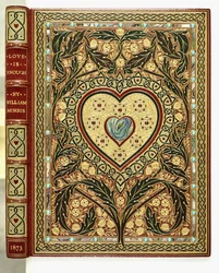 Framsidan av boken "Love is Enough or The Freeing of Pharamond" av William Morris