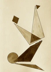 Balanserande geometrisk figur