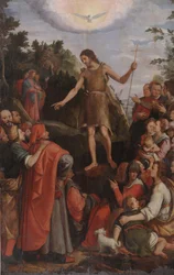 Johannes Döparen predikar i öknen