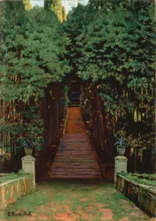 Trappor i trädgården