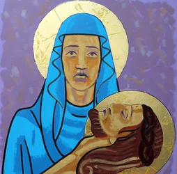 Jesus tas ner från korset