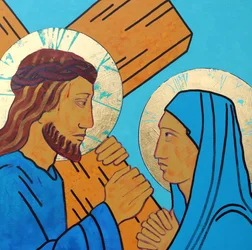 Jesus möter sin mamma