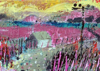Landscape Iona, 2019 (akryl på duk)