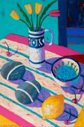 Still Life # , 2025 (akryl på kartong)
