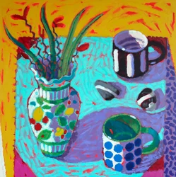 Still Life #30, 2025 (akryl på kartong)