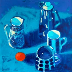 Still Life #47, 2025 (akryl på kartong)