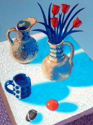 Still Life #52, 2025 (akryl på kartong)