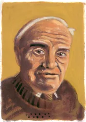V. S Pritchett, 2008 (olja på papper)