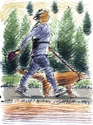 Walking the Dog, 2009 (akryl)