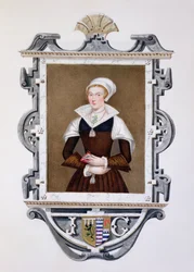 Porträtt av Lady Jane Gray (1537-54) 