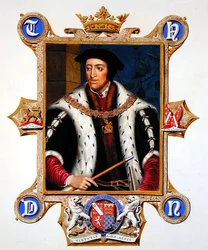 Porträtt av Thomas Howard (1473-1554) 3:e hertig av Norfolk från "Memoirs of the Court of Queen Elizabeth", publicerad 1825 (akvarell och gouache på papper)
