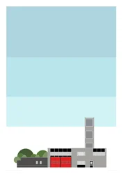 Fire Station, 2014 (grafiskt giclee-tryck)
