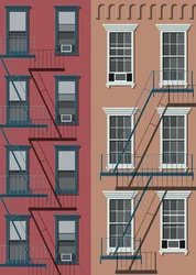New York Town House, 2017 (digital)