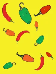 Chili 2012 (monotryck med bläck)