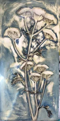 Hogweed (akryl ombord) 2020