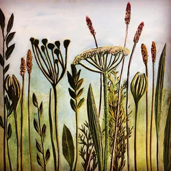 Hogweed 2020 (akryl ombord)