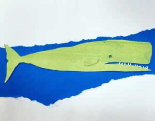 whale, 2019 (collage)