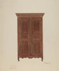Garderob, c. 1939.