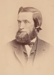Porträtt av Hubert Anson Newton 1830-1896, 1870-1877.