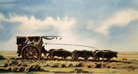 Korsar Pampas med vagn