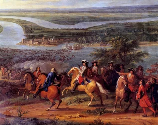 The Actions of the Great Conde, passage av Rhen