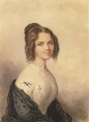 Anne Charlotte Lynch, senare fru Vincenzo Botta, ca. 1847.