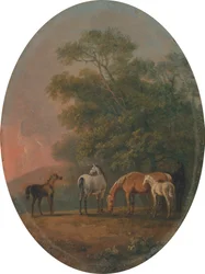 Mares and Foals [1795, Royal Academy of Arts, London, utställningskatalog]