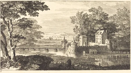 Landskap med Chateau