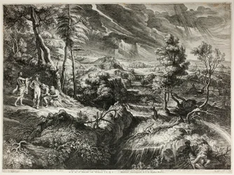 Landskap med Philemon och Baucis, från Stora landskap
