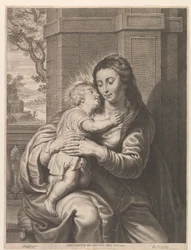 Mary med barn