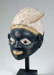 Gelede-mask från Yoruba Society, Nigeria