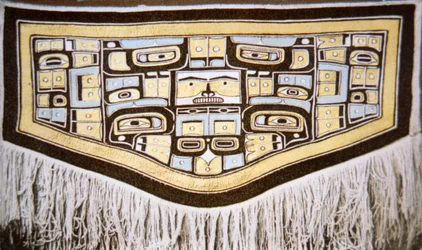 Chilkat filt, Tlingit Tribe (textilier)