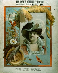 Miss Lydia Howard (färg litho)