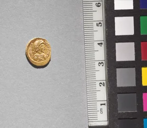 Solidus of Arkadios (framsidan), 395-408 (guld) (se CVL 499735 för baksidan)