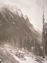 Canadian Pacific Railway Train, ca 1925 (s/v foto)