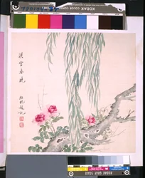 Album Of Flowers And Birds, okänt datum (tusch och färg på siden)