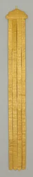 Banderole/tempelupphängning, ca 1700-talet (silkebrokad)