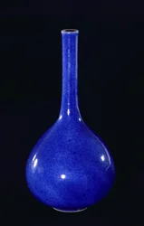 Blå pulvervas, Qingdynastin (1644-1912) (keramik)