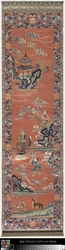 Löpare (satin med broderi)