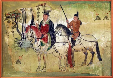 The Celestic Horses of Ferghana Tibetansk manuskript av Touen Houang