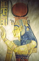 Luxor, Thebes: Vänstra stranden av NIL. Drottningarnas dal. Grav för en son till RAMSES II, XX:e dynastin.